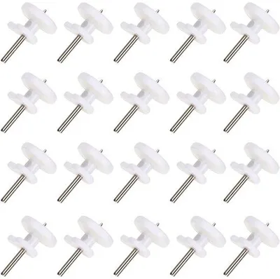 Image de Crochets muraux invisibles pour photos et décorations - Fixation murale - Crochets muraux sans rivets - Lot de 100 pièces