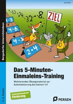 Obrázek produktu pro Das 5-Minuten-Einmaleins-Training. SoPäd 3. bis 6. Klasse