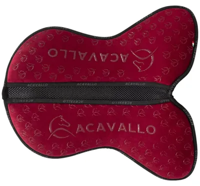 Produktbild von Acavallo Spine Free Memory Foam Pad Silicon Grip, Farbe:Wine, Größe:L