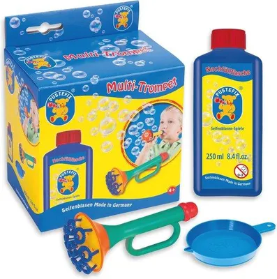 Produktbild von Trompete-Spielzeug-Set mit 250ml Blasinstrumenten-Bedarfsstoff für Party- und Spielvergnügen