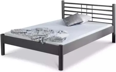 Produktbild von Metallbett Mia – 90 x 200 cm / dunkelgrau