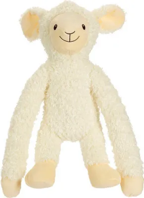 Image de Jouet pour chien Beeztees en peluche sans couineur, motif : mouton Jessy 40 cm