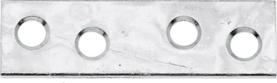 Produktbild von GAH-Alberts Flachverbinder, Stahl, Stahl, Galvanisch verzinkte Beschichtung, 4,5 mm, 5 Stück(e), 1,4 cm