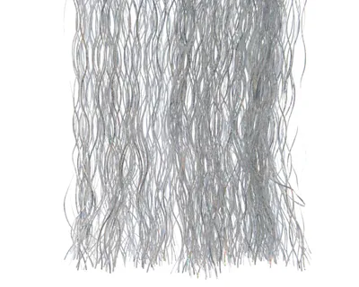 Produktbild von Lametta vinyl l50h40 cm silber/laser Weihnachtsbaumschmuck Weihnachtsdekoration