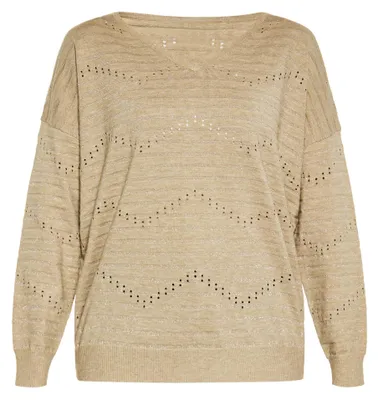 Produktbild von MALUBA Damen Pullover - Beige, XL/XXL