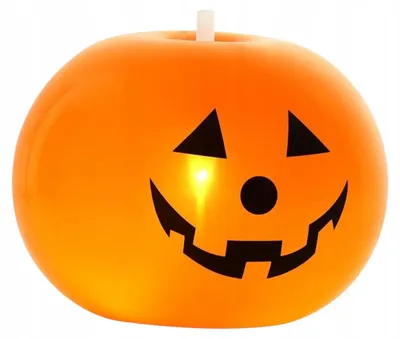 Produktbild von PartyPal Leuchtender Kürbis Ballon LED Dekoration Halloween 25cm