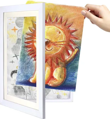 Produktbild von Fotoliste für Kindzeichnungen - Kunstfotoliste - A4 Format - Acryl