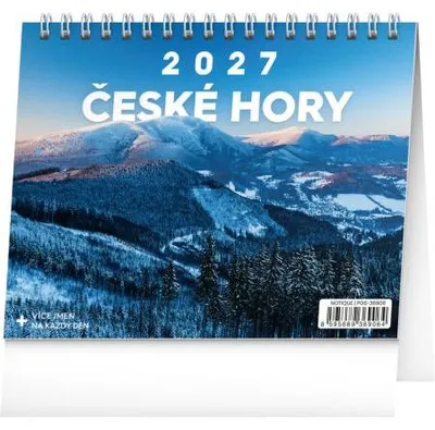 Immagine prodotto di NOTIQUE Calendario da tavolo "České hory" 2027, 16,5 x 13 cm
