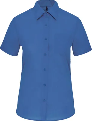 Image de Chemise à manches courtes en popeline de Kariban Coton polyester facile d'entretien pour femmes