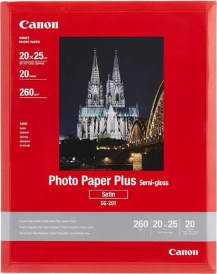 Image de Canon SG-201 - 20x25cm Papier Photo Plus, 20 feuilles, 203.2 x 254 mm