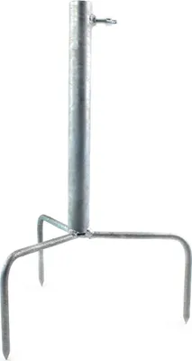 Produktbild von Sonnenschirmständer Rasendorn Erdspieß verzinkt 27 - 35 mm Schirmhalter Garten rasenschonend, Sonnenschirmständer:27 mm