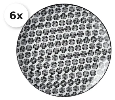 Produktbild von Dessertteller 21,5cm 6er Set Takeo Circles