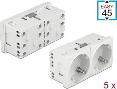 Obrázok produktu pre DeLOCK 81325, CEE 7/3, Biela, Akrylonitrilbutadienstyren (ABS), Plast, 250 V, 16 A, 45 mm