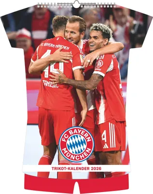 Three football players in red jerseys embracing.