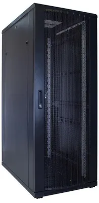 Image de Armoire serveur 32 U 19 pouces, avec porte avant perforée (L x P x H) 600 x 1200 x 1600 mm