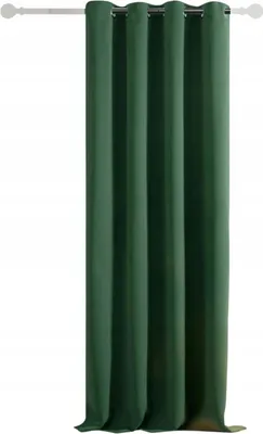 Zdjęcie produktu dla Deconovo Zasłona Zaciemniająca Na Przelotkach 214X132 Cm Leśna Zieleń