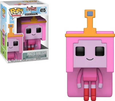Produktbild von Adventure Time x Minecraft - Princess Bubblegum 415 - Funko Pop! - Vinyl Figur