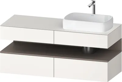 Produktbild von DURAVIT QA4766043840010 QTG KWTU WH Ek. 1400x550x600 Wß Smt H