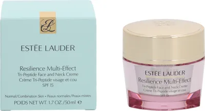 Produktbild von Estée Lauder Resilience Multi-Effect Tri-Peptide SPF15, Tages- & Nachtcreme, Frauen, Universal, Gesicht, Hals/Nacken, Anti-Aging, Anti-Falten, Elastizität, Kräftigend, Feuchtigkeitsspendend, Anheben,..., 50 ml