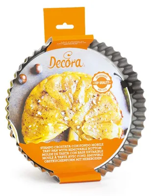 Image de Plat à tarte en métal, mazurka 30 cm NON STICK DECORA
