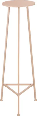 Obrázek produktu pro Mica Decorations Adine - stolička na rostliny - V120 x Ø35 cm - kov - světle růžová