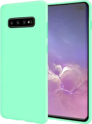 Produktbild von Beline Silikonhülle für Samsung Galaxy S10 - Türkis KP19660
