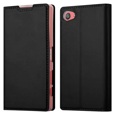 Obrázek produktu pro Cadorabo Pouzdro na mobilní telefon pro Sony Xperia Z5 COMPACT Protective Case in Black Cover Case Booklet