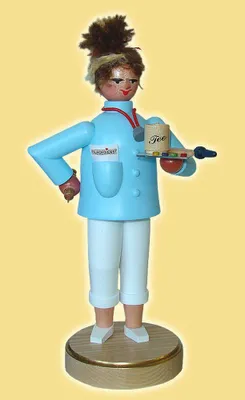 Produktbild von Räucherfrau Altenpflegerin Höhe= 22cm NEU