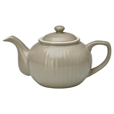 Produktbild von Greengate Alice Teekanne warm grey 1 l