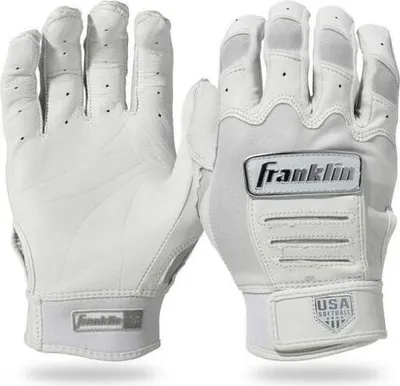 Produktbild von Franklin CFX FP Chrome Series Fastpitch Softball Women´s Batting Glove XL White Baseball/Softball Artikel