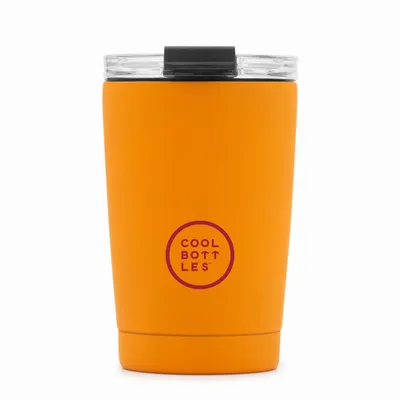Produktbild von Cool Bottles Edelstahl Thermobecher Vivid 330 ml - orange