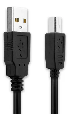 Produktbild von subtel USB Kabel 3m kompatibel mit TONOR Q9 Ladekabel USB A Standard USB auf USB B 2.0 Datenkabel schwarz PVC