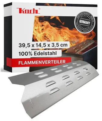 Produktbild von KOCH #55 Flammenverteiler 39,5 x 14,5 cm passend LANDMANN, Euromate, Grandhall, Montreal, Mr. Gardener, Enders, Triton, El Fuego