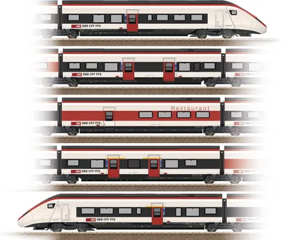 Immagine prodotto di Trix 25810 H0 Treno ad alta velocità RABe 501 Giruno delle FFS