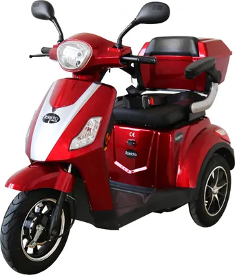 Produktbild von Rolektro, E-Trike 25 V.2, Rot, 60V-20Ah Bleigel Akkus, 1000 Watt
