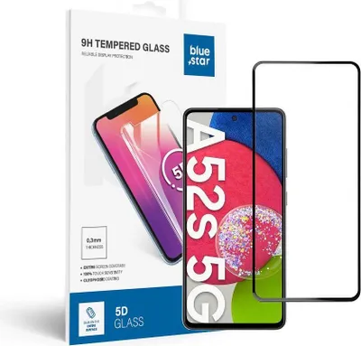 Produktbild von Panzerglas Blue Star 3D - SAM A52/52s 5G/LTE (full glue/case friendly) - schwarz