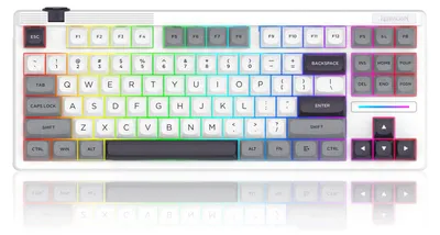 Zdjęcie produktu dla Klawiatura mechaniczna REDRAGON OTIIM K729WGB-RGB-PRO