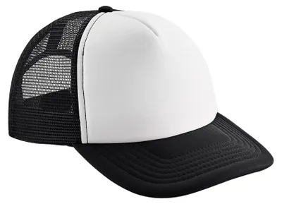 Produktbild von Beechfield - Trucker Cap Snapback für Herren/Damen Uni FK1456 (Einheitsgröße) (Schwarz/Weiß)