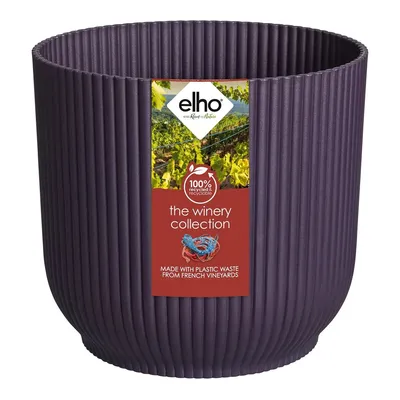 Produktbild von Blumentopf Elho Winery Kunststoff Ø 14 cm H 12,9 cm lila