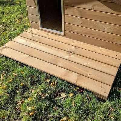 Produktbild von Universal-Terrasse für Hundehütte, 125 x 52 cm