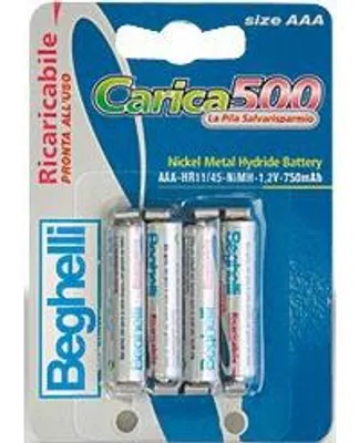 Image de Beghelli 8852 pile domestique Batterie rechargeable AAA Hybrides nickel-métal (NiMH)