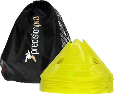 Produktbild von Precision Trainingskegel - Gelbe Sportmarkierungskegel Set 20 Stück