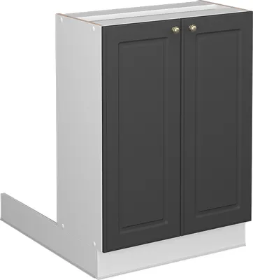 Produktbild von Kücheninsel Vicco Fame-Line Anthrazit-Gold Landhaus 60 cm ohne Arbeitsplatte, Model 38547