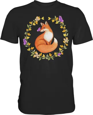 Produktbild von Fuchs Schmetterling T-Shirt – Black / 5XL