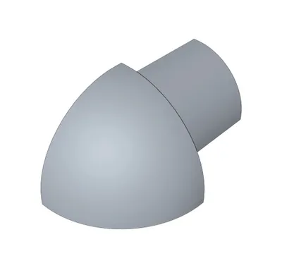 Obrázek produktu pro SP15/1 vnější růžek k ukončovací liště C ACARA, PVC tm. šedá, 7 mm, 2 ks