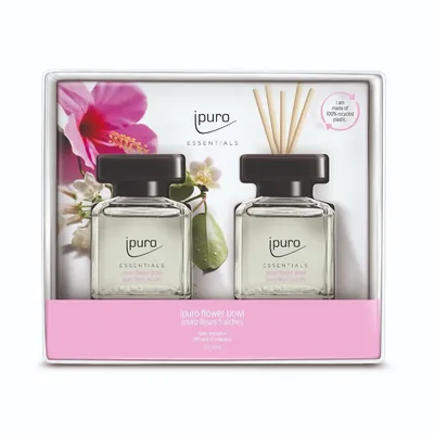 Produktbild von ipuro ESSENTIALS flower bowl, Duftflasche, Schilfaroma-Diffusor, 0,05 l