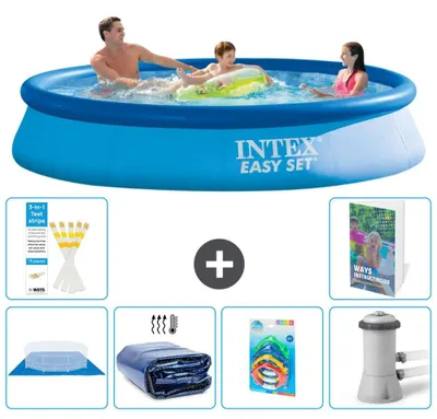 Immagine prodotto di Piscina Easy Set rotonda - 366x76 cm - 7 pezzi  S46