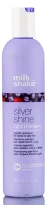 Produktbild von Milk_shake Silver Shine, 300 ml, Shampoo, Unisex, Blond, Gefärbtes Haar, Blond, Glanz, Weichmachend, Whitening