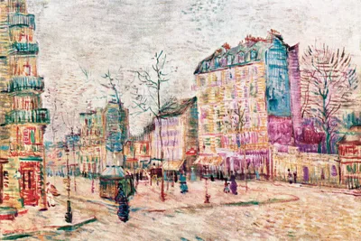 Produktbild von Vincent Van Gogh Kunstdruck Bild - Boulevard De Clichy, 1887 (80 x 120 cm)