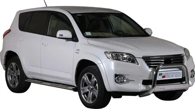 Produktbild von Edelstahl Seitenschweller Schwellerrohre für Toyota RAV4 XA30 2010-2012 Silber